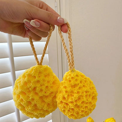 Cheese Bath Ball Japanese Super Soft Lovely Sponge Bath Towel Ladies Children Bath Flower Bath Honeycomb Blister Bath Magic