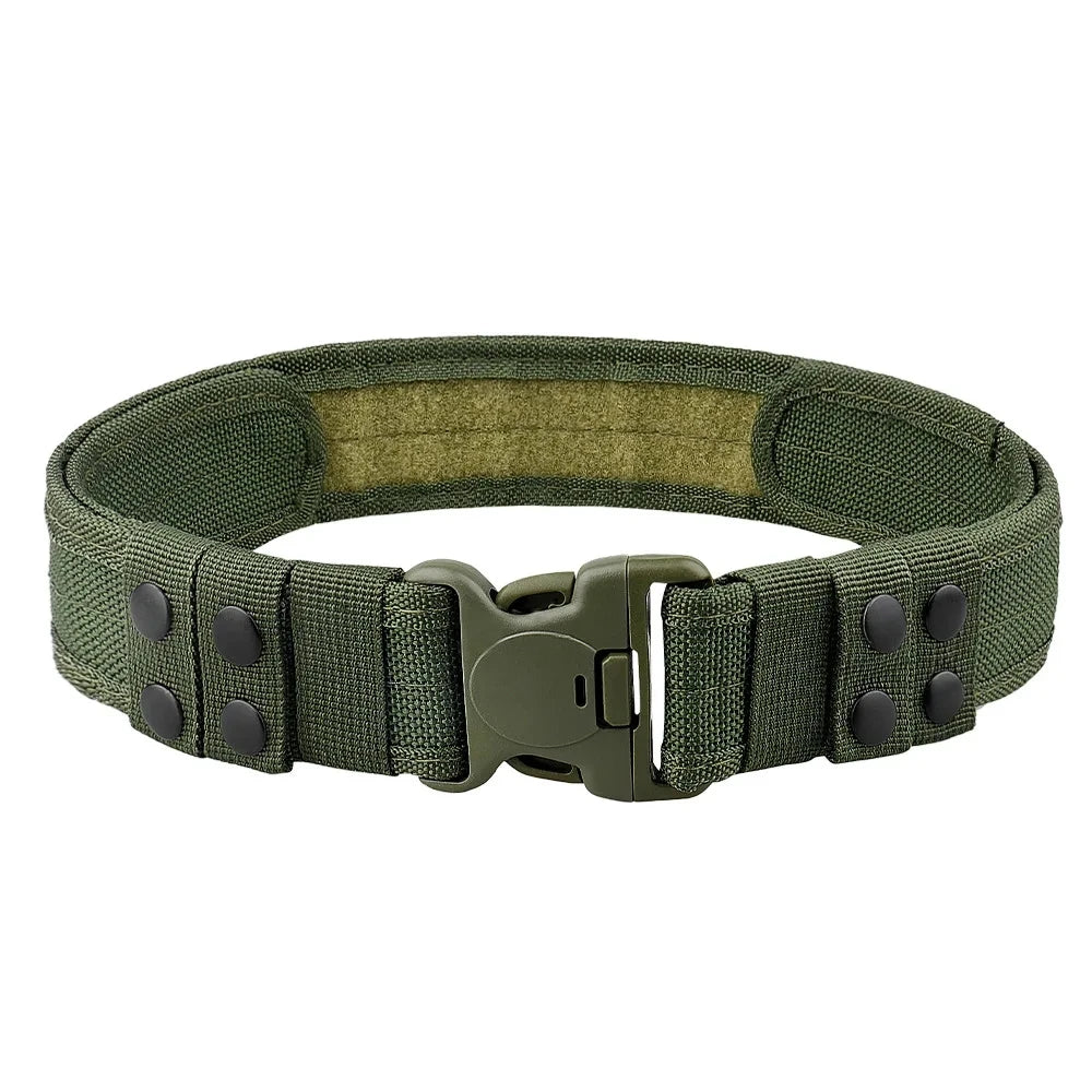 1pc Men's Belt Outdoor Tactical Belt Oxford Cloth Belt Mountaineering Belt Nylon Wide Waist Belt Work Belt Neutral Belts 2024New