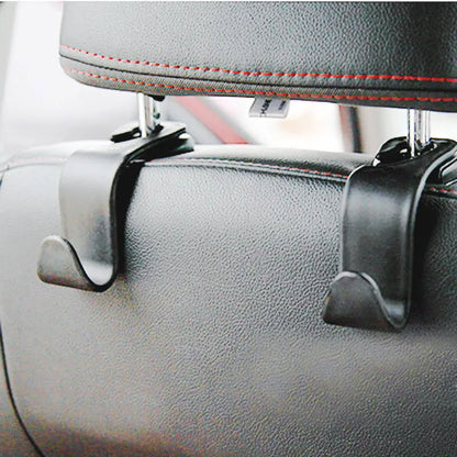 1 Pc Universial Car Storage Hooks Headrest Hooks Car Seat Hanger Hook Organizer Plastic Storage Holder For Handbag Purse