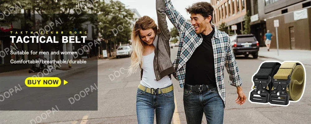 Men Belt Army Outdoor Hunting Tactical Belt Belt Versatile Nylon Canvas Pant Belt Casual Belt for Men for Nylon Male Luxury Belt