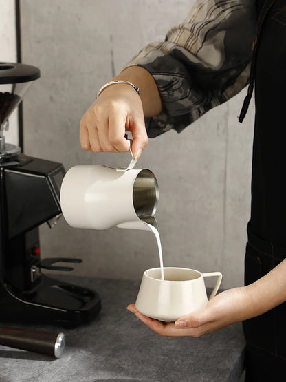 350/500/700ml Stainless Steel Milk Jug Frothing Pitcher Milk Espresso Machine Cappuccino Latte Frothing Pitcher Barista Milk Jug