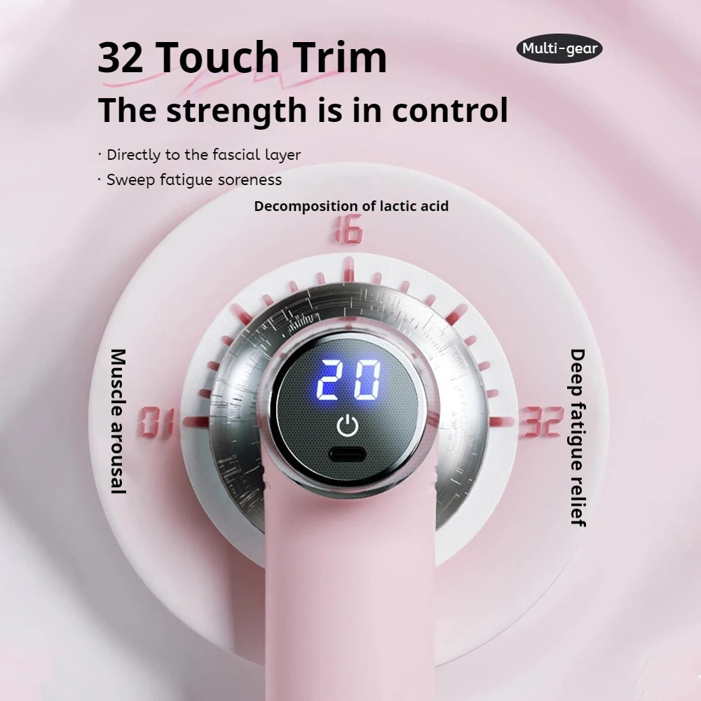 Mini Massage Gun Deep Tissue Muscle Relief Electric Portable for Home Gym Sports Recovery Rechargeable Tool