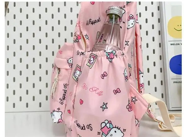 Hello Kitty backpack for junior high school students cute cartoon fashion school bag large capacity school bag for women