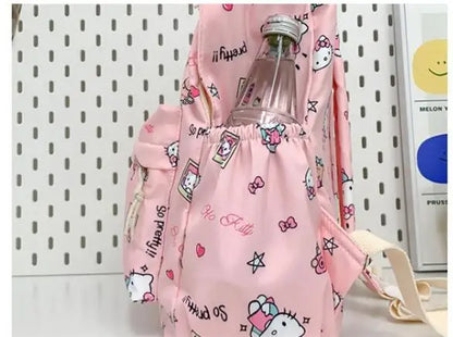 Hello Kitty backpack for junior high school students cute cartoon fashion school bag large capacity school bag for women