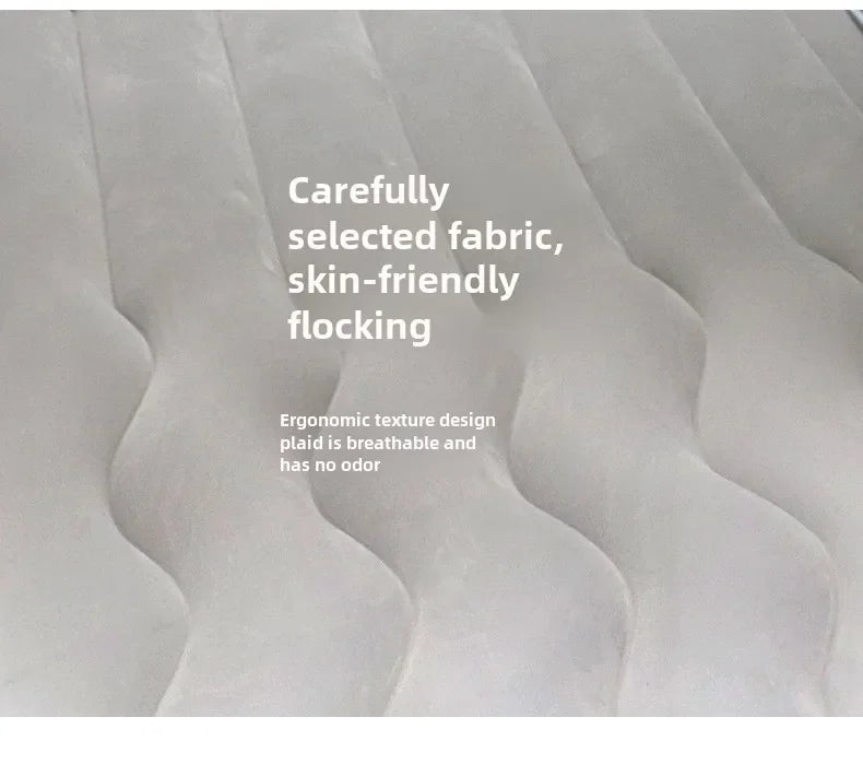 Airbed Household Outdoor Single Double Air Bed Thickened Folding Inflatable Convenient Mattress Sleep Rest for Car SUV Travel