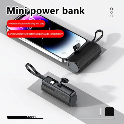 Xiaomi Power Bank 50000mAh Pocket Power Bank Portable Capsule Power Bank Fast Charging External Battery for iPhone Samsung