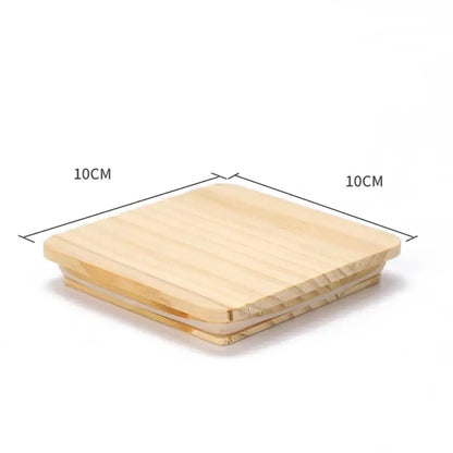 Wood Mason Jar Lid Reusable Canning Caps Various Sizes Bottle Sealing Caps Wide Mouth Cover Wood Lids Kitchen Organization