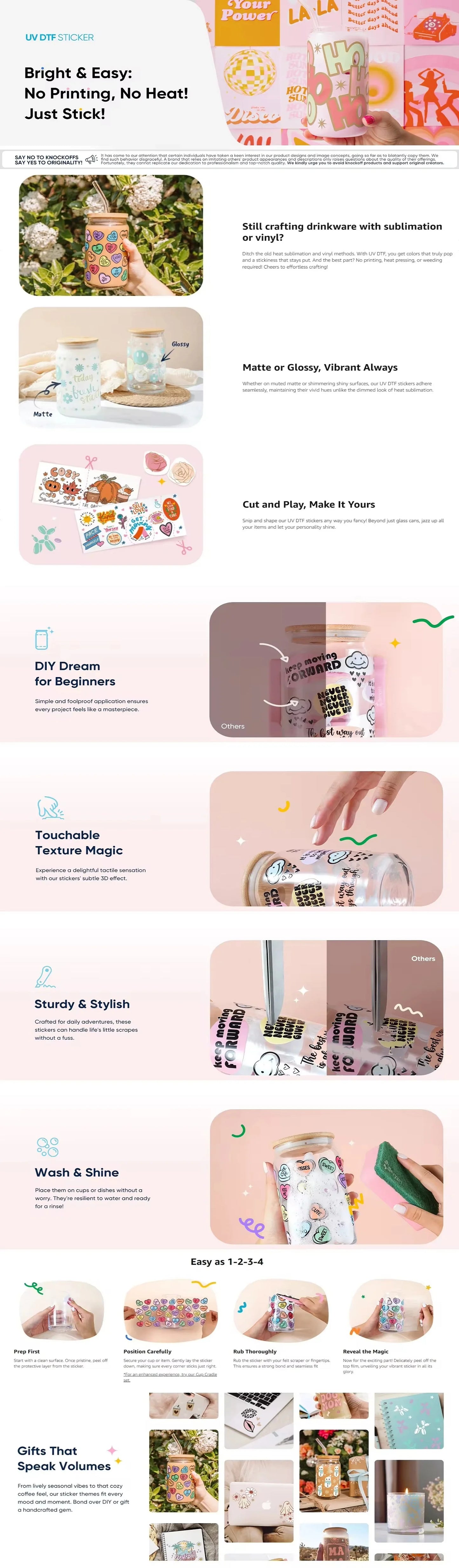 Sports Team Cup Wraps DIY Waterproof Easy To Use Custom Decals UV DTF Transfer Sticker For 16oz Libbey Glasses