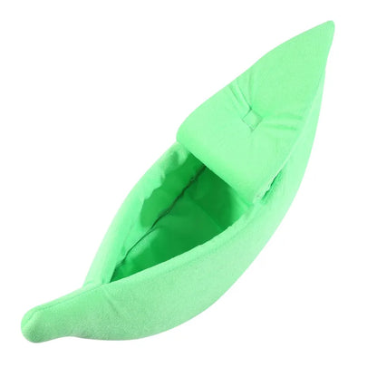 Cute Cats Beds Deep Sleep Comfort In Winter Bed Banana Shape for Cat's House Products Pets Creative Indoor Small Cat Dog Beds