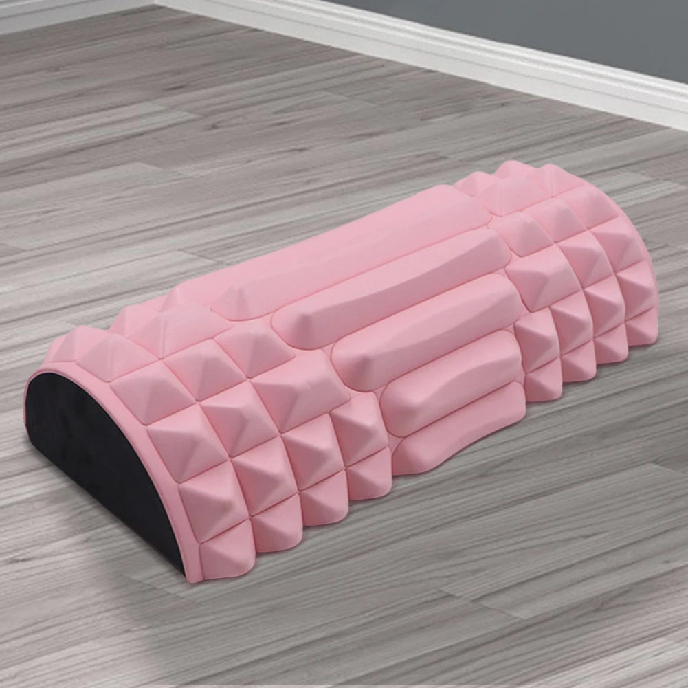 Foam Roller Yoga Column High Density EVA Massage Roller Multi-Function Portable Muscle Roller Half Round for Yoga Pilates