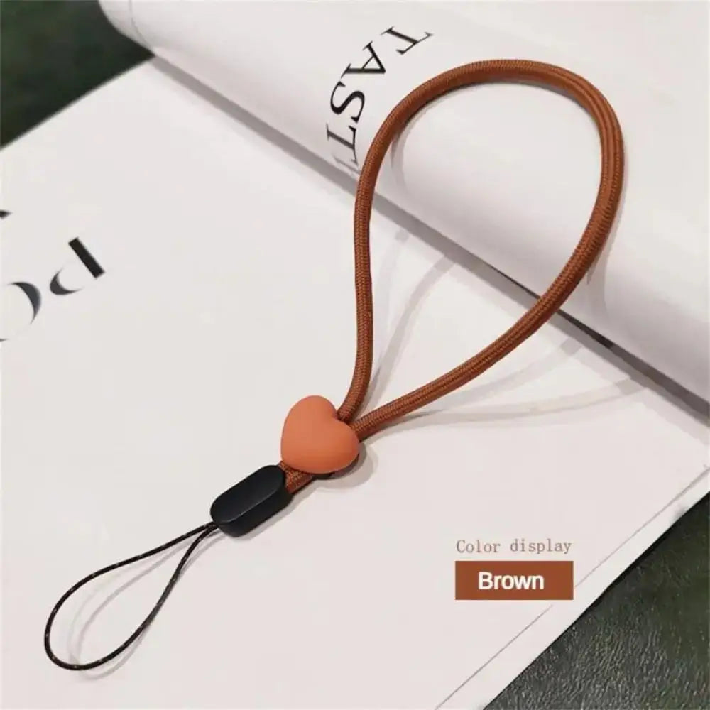 New love Mobile Phone Phone Strap Colorful Adjustable Short Wrist Strap Elastic Mobile Phone Lanyard Phone