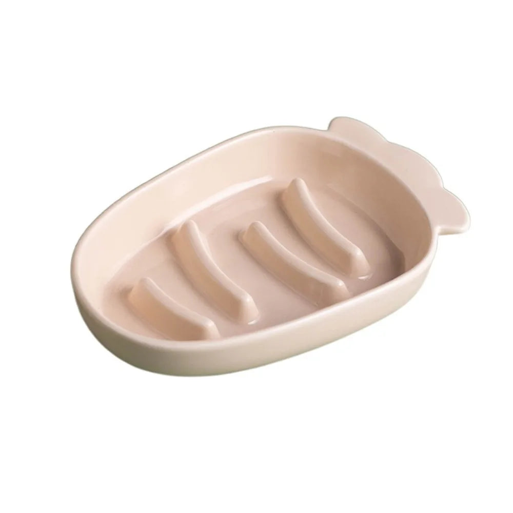 Ceramic Cat Slow Food Bowl Cute Creative Dog Food Feeding Basin Non-slip Large Capacity Pet Drinking Feeder Kitten Puppy