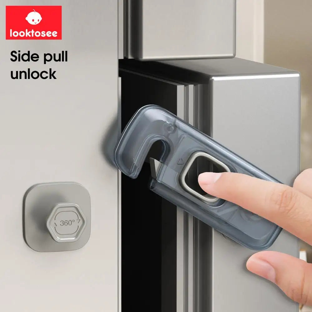 Fridge Locks For Kids 5X Refrigerator Lock Kid Safety Adhesive Child Safety Fridge Locks For Drawers Refrigerators Cabinets