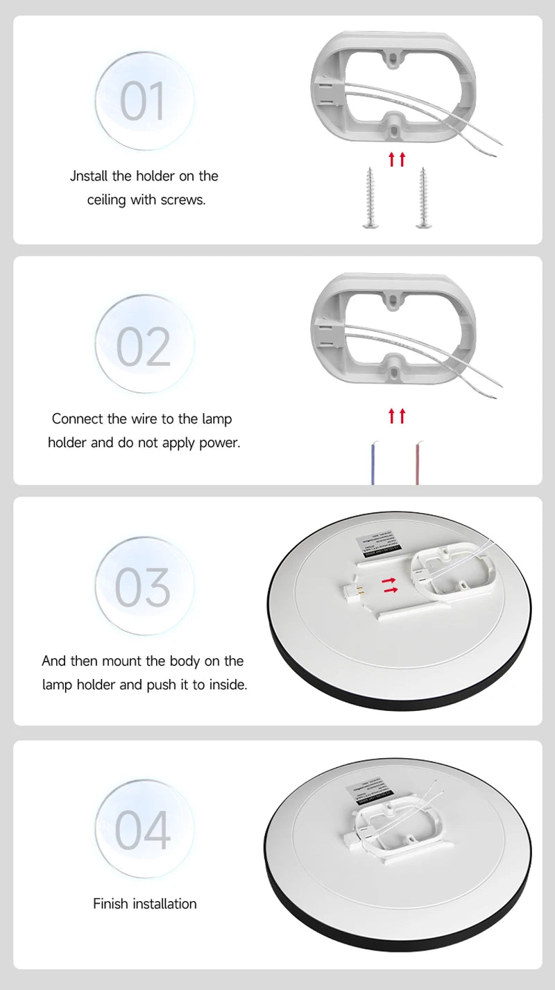 Led Ceiling Lamp Modern Ceiling Chandelier 220V Led Panel Lighting Fixture For Bedroom Kitchen Home Ultra Thin Ceiling Lights