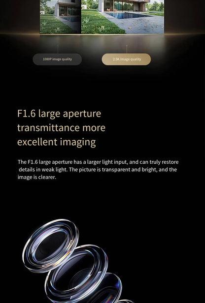 Xiaomi Mijia APP IP67 Waterproof 10000mah Battery Smart Outdoor IP Camera 2.5k HD  Wireless Security Infrared Night Vision Cam