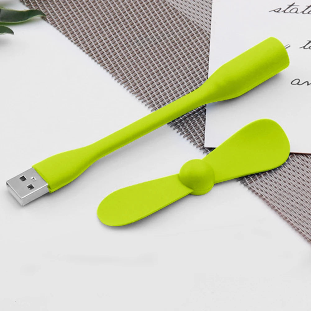 Flexible Portable Mini Fan for Power Bank Notebook Computer Summer Travel Cooling Cooler Mobile Phone USB Gadgets Fans