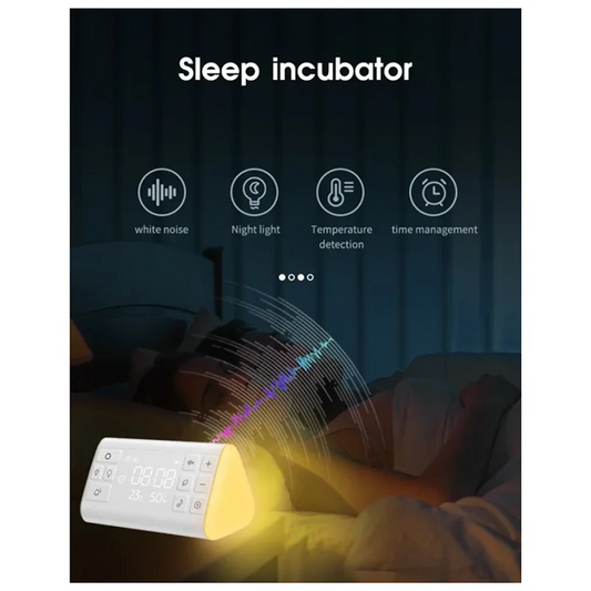 CABE-Private Model White Noise Machine Sleep Aid White Noise Breathing Light White Noise Alarm Clock Sleep Aid