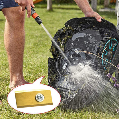 18Pcs Blades Replacement Stainless Steel Lawn Mower Cutting Blade Set Single Hole Lawn Mower Blade for Worx Landroid Lawn Mowers