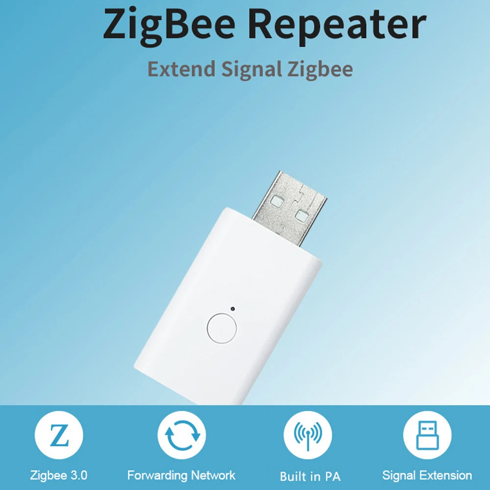 Smart ZigBee Signal Repeater USB Signal Amplifier Extender for Smart Life Gateway Smart Home Devices Automation