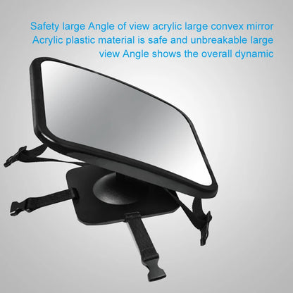 Car Rearview Mirror Adjustable Baby Mirrors Car Back Seat Rearview Facing Headrest Mount Child Infant Safety Monitor Accessories