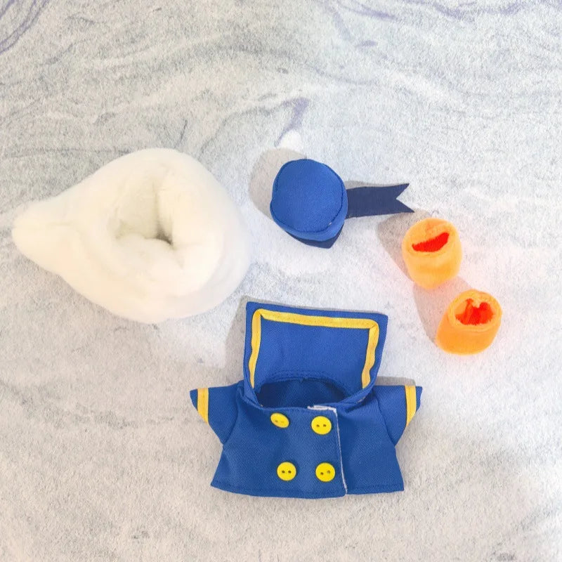 Labubu  Duck  Costume Clothes  Replacement  Doll Hanging  Ornament  First Second  Generation Soft  Plush Toy Accessories