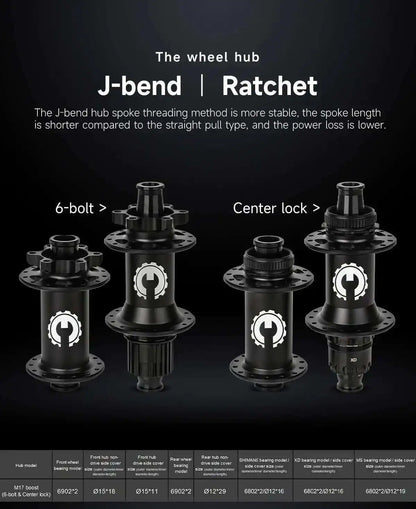 ELITEWHEELS 29er SLR MTB 2.0 High Performance Carbon Fiber Wheelset Rachet System Hubs Mountain Bend Hubs Mountain Race Bikes