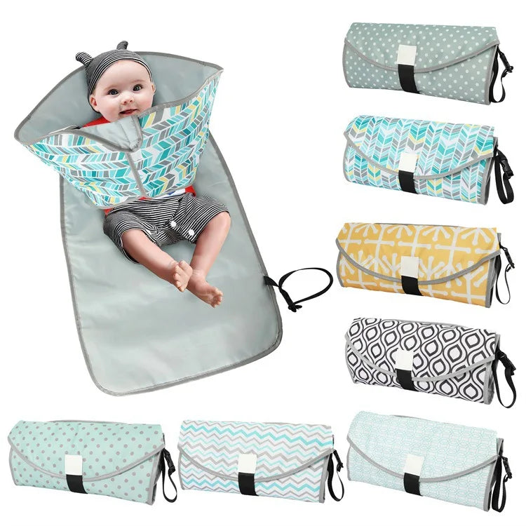 Portable Foldable waterproof Baby changing diaper mat maty diaper changer