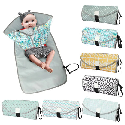 Portable Foldable waterproof Baby changing diaper mat maty diaper changer