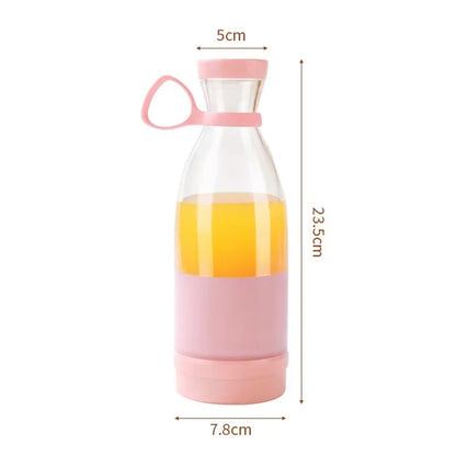 1pc Pink/White Portable Blender Juicer Bottle Electric USB Charge Mini Fruit Milk Mixers Blender Milkshake Juice Maker Machine
