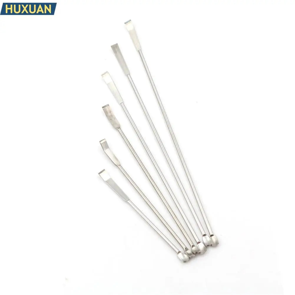 Stainless Steel Micro Medicinal Spoon Spatula Shovel Head Experiment Pharmacy Laboratory Teaching Use 10cm-22cm Lab supplies