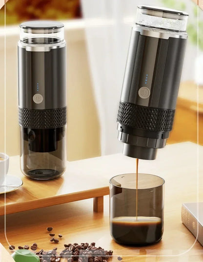 Portable Coffee Maker Electric Capsule Grind Coffee Brewer is suitable for ground coffee and KCUP Capsule coffee capsules