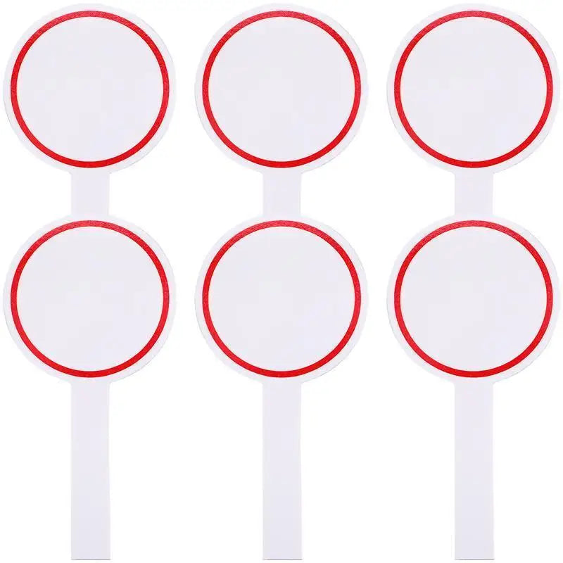 6 Pcs Teacher Supplies Handheld White Boards Dry Erase Lap Mini Small Whiteboard Erasable Answer Game Whiteboards Foam Student
