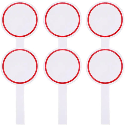 6 Pcs Teacher Supplies Handheld White Boards Dry Erase Lap Mini Small Whiteboard Erasable Answer Game Whiteboards Foam Student
