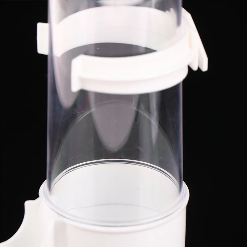 Rutin Chicken Automatic Food Feeder Large Capacity Anti-overturning Food Box Poultry Feeding Supplies Clear Food Dispenser