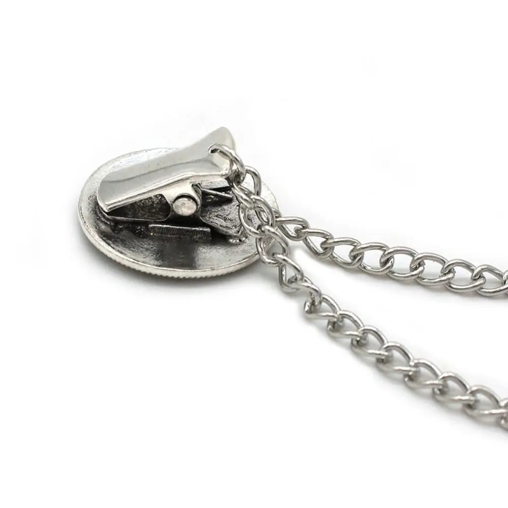 Clothing Accessories Retro Suit Brooch Grace Korean Gentleman Tassel Brooch Trend Fashion Suit Shirt Collar Chain For Men