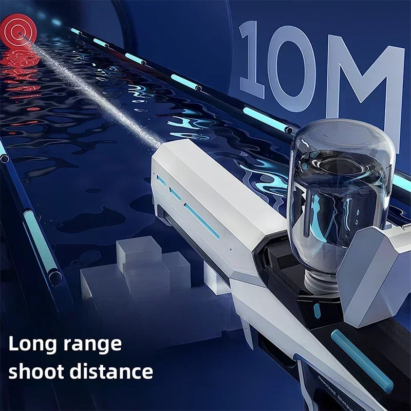 Pulse electric water gun water festival toy automatic water suction strong water spray children's high pressure water gun