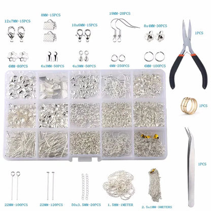 Jewelry Making Supplies Kit with Jewelry Making Tools Earring Charms Jewelry Wires Jewelry Findings Jewelry Making and Repair
