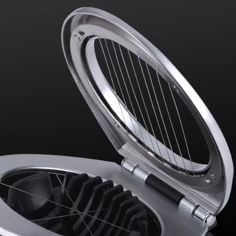 Egg Slicer Egg Slicer For Hard Boiled Eggs Egg Cutter Heavy Duty Aluminium For Egg Strawberry Mushroom Soft Fruit