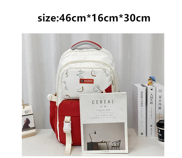 Middle School Student School Backpack School Bags Girls Kids Schoolbag Primary School Backpack Travel Student Book Bag mochilas