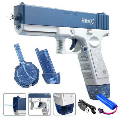 Electric Water Gun Toy Portable Automatic  Electric Burst Water Gun Kids Outdoor Water Toys