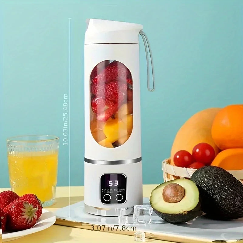 Portable USB Rechargeable Blender &Juicer-Easy to clean for fruit and vegetable drinks, shakes - Capacity 10.14 oz. to 16.91 oz.
