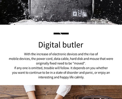 Phone Cord Protector Cable Management Organizer Digital Product Storage Bag Cable Management Cable Organizer Cord Hider