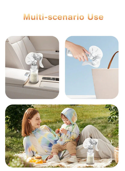 Popular baby breast pump, manual breast pump, breast milk bottle breast pumppostpartum product, breast pump without bisphenol A