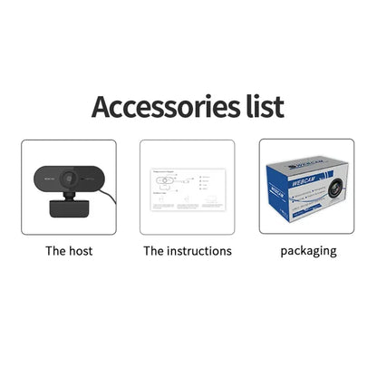 Xiaomi Webcam 1080P Camera Built-In Microphone High-Definition Camera Laptop Conference Camera Without Driver USB Online Camera