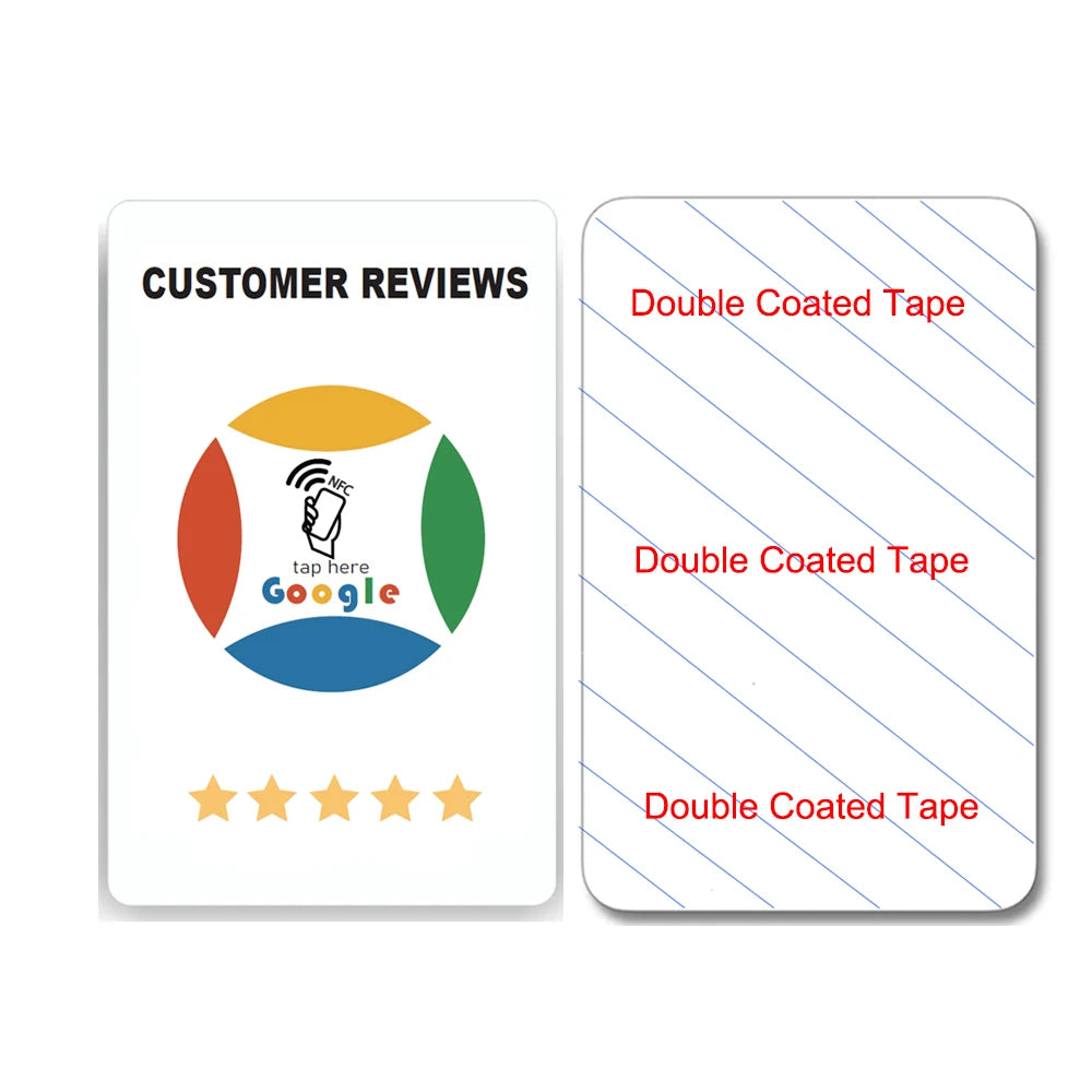 Grow your Business With NFC Google Review Cards Tap and Rate Google Review Cards