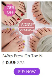 100PCS Short Square False Toenail Tips Full Cover White Artificial Fake Toenail Acrylic Foot Nail Art Tip Press on Toe Extension