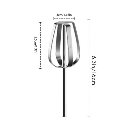 Electric Hand Mixer,Stainless Steel Stirring Whisk,Immersion Blender Cordless Hand Mixer Whisk,3Speed Adjustable Frother