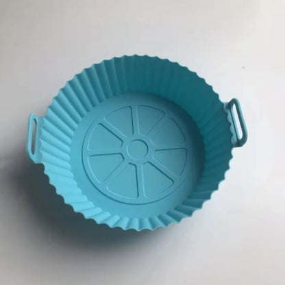 Reusable Silicone Air Fryer Liners Non-Stick Food-Safe Silicone Pot Silicone Air Fryer Liners Food Safe Non Stick Air Fryer Bask