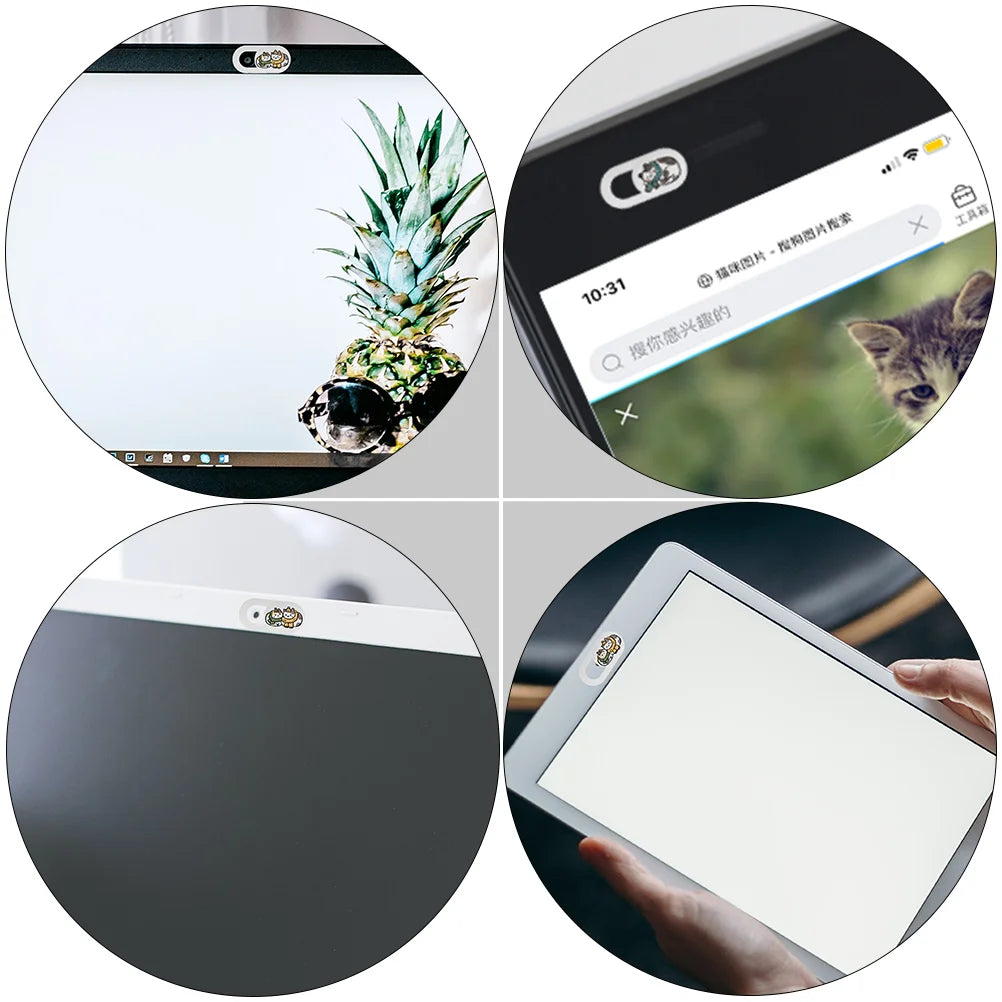 3pcs Webcam Camera Cover For Lens Protective Privacy Mask Sticker Laptop Tablet Computer Safety Shield Mobile Phone Photography
