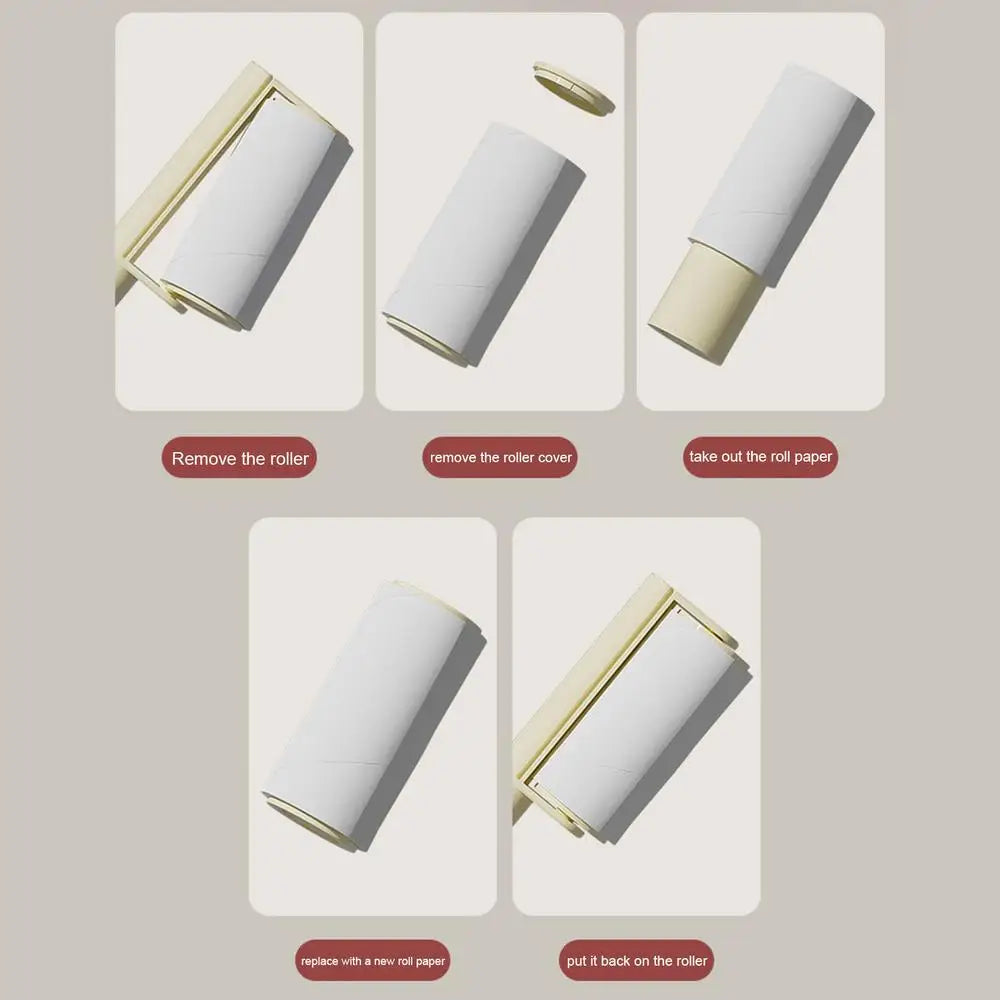 Lint Roller | Tearable Lint Remover | Sticky Lint Remover for Pet Hair Portable Hair Roller for Clothes Sofa Furniture